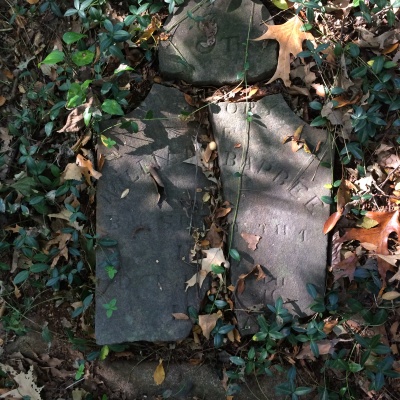 William Barbee's grave stone400x400